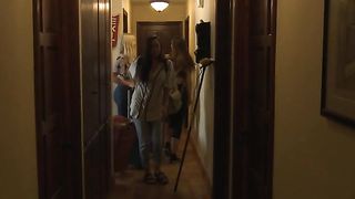 Aidra Fox and Giselle Palmer check into the Lamoyne Hotel and experiment with Lesbian sex