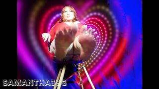 BBW FOOT & HIGH HEEL FETISH WITH SAMANTHA38G