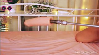 RockChick In A Studded Choker Howls In Pleasure, Anal Fucked By Machine