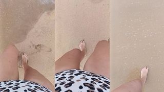 PEE SPOTTING PUBLIC BEACH