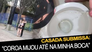 CASADA SUBMISSA DE UM COROA DESCONHECIDO,  FODEU MEU CU E MINHA BUCETA SEM CAMISINHA E MIJOU NA MINHA BOCA