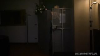 Milf gets her ass fucked in the private club