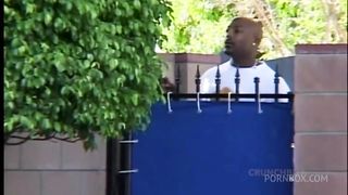 latina bitch fucked barebakx by XXL blakc cok and cum mouth 7