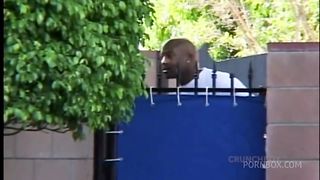 latina bitch fucked barebakx by XXL blakc cok and cum mouth 7