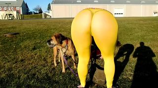 AUNT SAMMI S YOGA PANTS - TABOO ASSHOLE