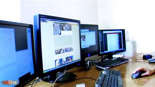 Beautiful young French babe Jessica Bitch gets her ass banged in front of her girlfriend