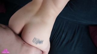 THE BABE OBEDIENTLY SUCKS AND BENDS OVER FOR DOGGY STYLE FUCKING AND GETS SPERM IN HER NAUGHTY MOUTH. MISHA MURKOVSKI