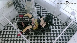 HELPLESS RUBBER PATIENT GETS ANAL AND PUSSY TREATMENT WHILE DOCTORS EXAMINATION