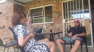 MUTUAL MASTURBATION WITH MY NEIGHORS WIFE END IN A CREAMPIE OUTDOORS