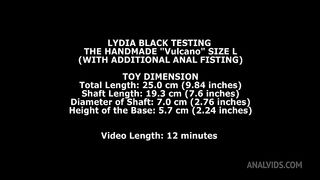 Lydia Black Testing The Handmade Vulkano Size L (With Additional Anal Fisting) TWT247
