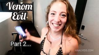 Part 2 GET INSIDE "Behind the scenes- Making-Of Porn" Venom Evil to her limits! Rough, Anal, gape, spit, slapping + BTS