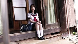 During pube0rty, a female student secretly fucked a man she knew on a regular basis