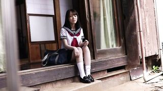 During pube0rty, a female student secretly fucked a man she knew on a regular basis