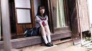 During pube0rty, a female student secretly fucked a man she knew on a regular basis