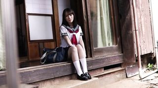 During pube0rty, a female student secretly fucked a man she knew on a regular basis