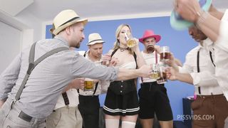 SOCKING WET BEER FESTIVAL, RIA SUNN, 7ON1, BALLS DEEP, DAP, DEEPTHROAT, ROUGH, GAPES, PEE DRINK/COCKTAIL/SHOWER, CUM IN MOUTH, SWALLOW GIO2741