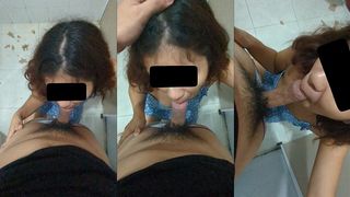 VINE A LA ESCUELA DE MI NOVIO Y FUIMOS AL BANO PARA CONSENTIRLO ❤️