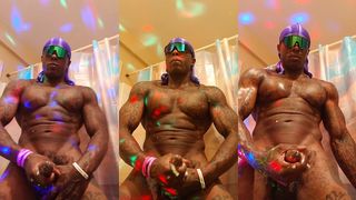 KINKY BIG BLACK HAIRY DICK WORSHIP HALLELUJAH JOHNSON ( PORN 205 )