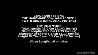 Giada Shg Testing The Handmade Dap Addict Size L (With Additional Anal Fisting) TWT285