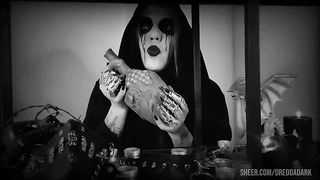 Dredda's sexy horror museun. Part 3, Horny and squirting ancient demonic girl