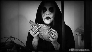 Dredda's sexy horror museun. Part 3, Horny and squirting ancient demonic girl