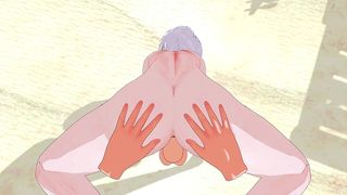 2B AND HER BIG ASS ANIMATION 3D