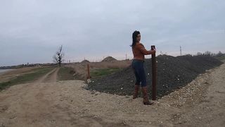 BEAUTIFUL SUGAR BABE TIGHT JEANS TEASING