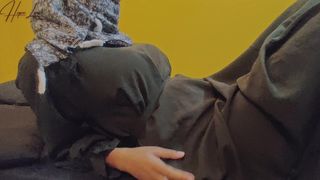 HOT MALAYSIAN HIJAB GIRL SEX WITH BROTHER-IN-LAW AND CUM ON BODY.