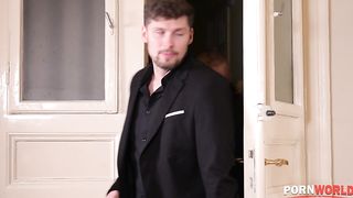 Busty Brunettes Anissa Kate and Ania Kinski Take BDSM Airtight Punishment GP2256