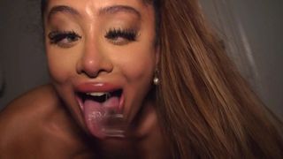 INDIAN SLUTT TAKES BBC DEEP IN HER THROAT