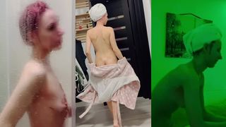 SHOWER AND PAMPERING ROUTINE