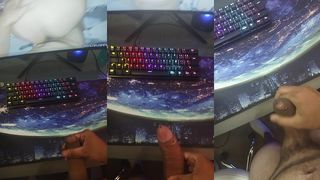 ME MASTURBO VIENDO MI VIDEO COGIENDO CON MI VECINA EN CASA, ES RICO SACAR MI LECHE MIRANDO COMO DIAS ATRAS LE DI MUY DURO A MI VECINA