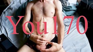 Russian man enjoys jerking off and cumming