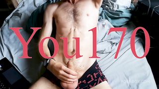 Russian man enjoys jerking off and cumming