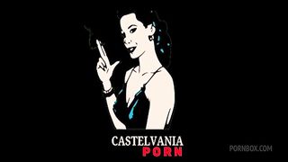 CREAMPIE - BRUNETTE CAVALA GETTING ON FOURS AND COMING HOT