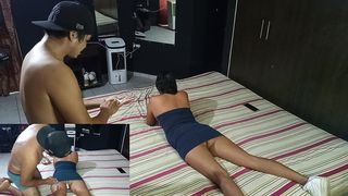 LA HIJASTRA HABIA SIDO MAS AGUANTADORA DEL CULO QUE MI ESPOSA SE LA RIFO CON MI VERGA