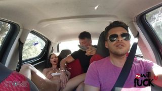 BABY NICOLS FUCKING AND SQUIRTING WITH A FRIEND ON AN UBER!