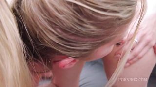 Orgy 2girl's & 3 guy's Anal, Double Blowjob