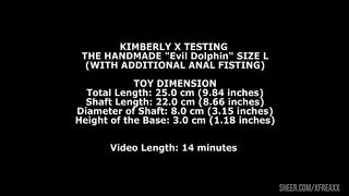 KimberlyX Testing The Handmade Dolphin Size L (With Additional Anal Fisting) TWT272