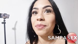 Levei uma ninfeta pro meu marido foder e encher a buceta de porra. Que delicia! vickyspank - Regina Rizzi - MarquesXXX