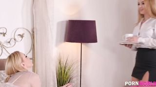 Bored Wife Lulu Love Seduces Maid Kaisa Nord & Her Husband Joins In GP1716