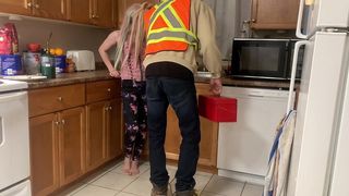 PLUMBER TAKES TEEN GIRLS VIRGINITY ON PROM NIGHT