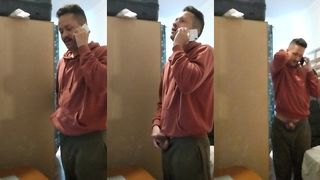 CHATTING WITH HOT FRIEND ON THE PHONE