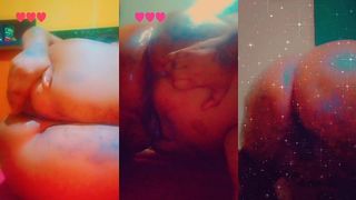 SEX QUEEN BITCH PLAYING WITH BOTH HOLES SOO HORNY ALONE IN THE ROOM HUSBAND AT WORK