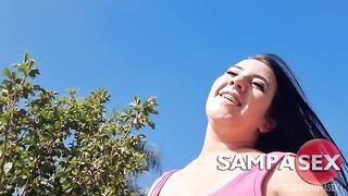 Arregacando o cuzinho da ninfeta Natty Hot e da Regina Rizzi - Muita putaria e  creampie anal - MarquesXXX