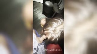 TRANNY GIVING ORAL SEX TO A PORN FRIEND