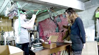 PornStore - First time with fuckmachine and first squirt