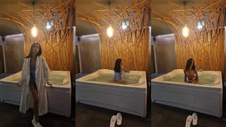 DANCING IN THE JACUZZI