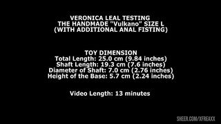 Veronica Leal Testing The Handmade Vulkano Size L (With Additional Anal Fisting) TWT239