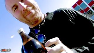 Shagged for a bottle of bier !